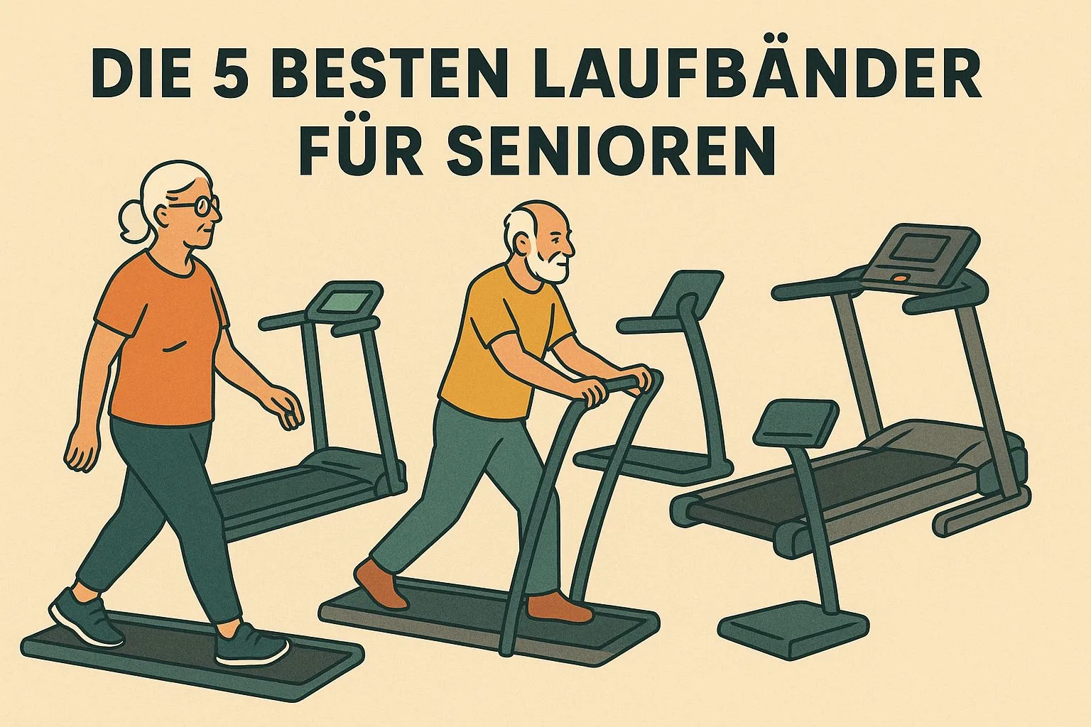 Die 5 besten Laufbänder für Senioren – Sicher, gelenkschonend und alltagstauglich