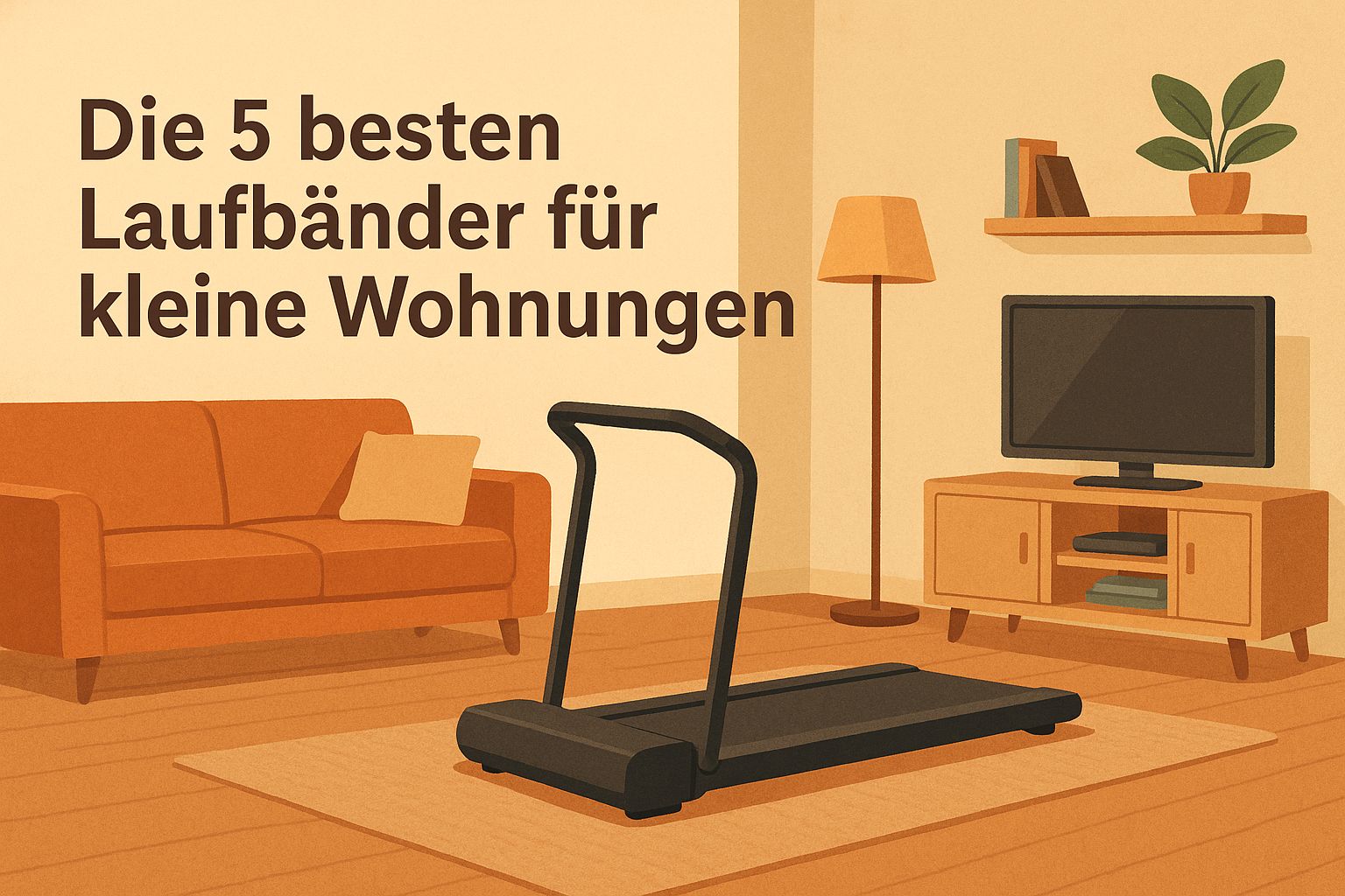 Die 5 besten Laufbänder für kleine Wohnungen – Platzsparend, leise und alltagstauglich