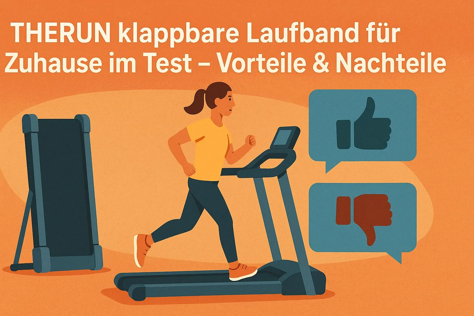 THERUN klappbare Laufband für Zuhause im Test – Vorteile & Nachteile